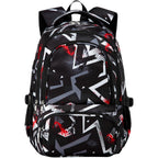 Kids Backpacks For Boys Girls 17 Inch Elementary Primary Middle School Bookbags With Laptop Compartment Back To School Bags For Childs Age 6-8 Mochilas Escolares Para Niños Niñas Dark Black