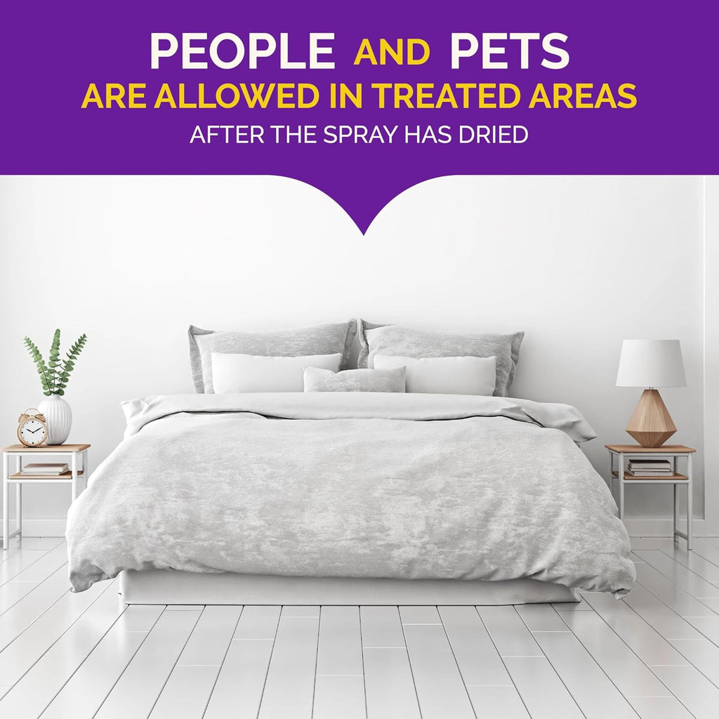 Hot Shot Ready-To-Use Bed Bug Killer Spray, Kills Bed Bugs And Bed Bug Eggs, Kills Fleas And Dust Mites, 32 Ounce