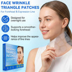 Face Wrinkle Triangle Patches, 288 Facial Patches For Forehead, Smile Line, Elevens, Crows Feet, Anti Wrinkle Patches For Forehead, Mouth, Under Eyes, Face Overnight Skin Care (1 Count (Pack Of 288))