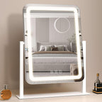 Vanity Mirror With Lights,13.1"×16.7"Led Makeup Mirror,Lighted Makeup Mirror With Lights, Smart Touch Control Dimmable 3 Modes Light, Lighted Up Mirror For Makeup Desk, Bedroom, Dressing Room