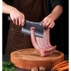 7.5″ Cleaver Knife, Chef’S Knives – Hand Forged, German High Carbon Stainless Steel Butcher Knife With Full Tang Handle For Home Kitchen & Restaurant