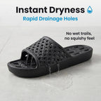 Shower Shoes For Men And Women,Non-Slip Quick-Dry Bath Slippers With Drain Holes,Lightweight Pool, Gym, Bathroom & College Dorm Sandals