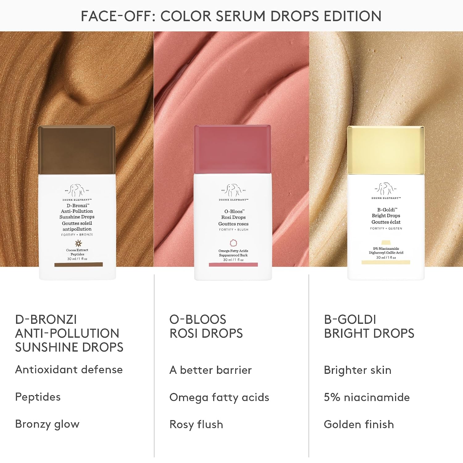 Drunk Elephant D-Bronzi Sunshine Drops - Bronzing Color Serum Drops - Clean Clinical Skincare - Cruelty-Free - Dermatologist-Tested - Free Of Essential Oils, Silicones, And Fragrance