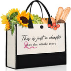 Baubledazz Breast Cancer Gifts For Women, Large Capacity Tote Bag, Breast Cancer Awareness Accessories, Ovarian Cancer Care