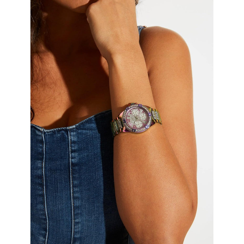 Guess Women'S| Analog Trend Watch| Stainless Steel Case| Stainless Steel Bracelet | 50M Water Resistance