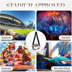 Clear Bag Stadium Approved, Clear Crossbody Bag Purses For Women For Concert, Sports, Festivals