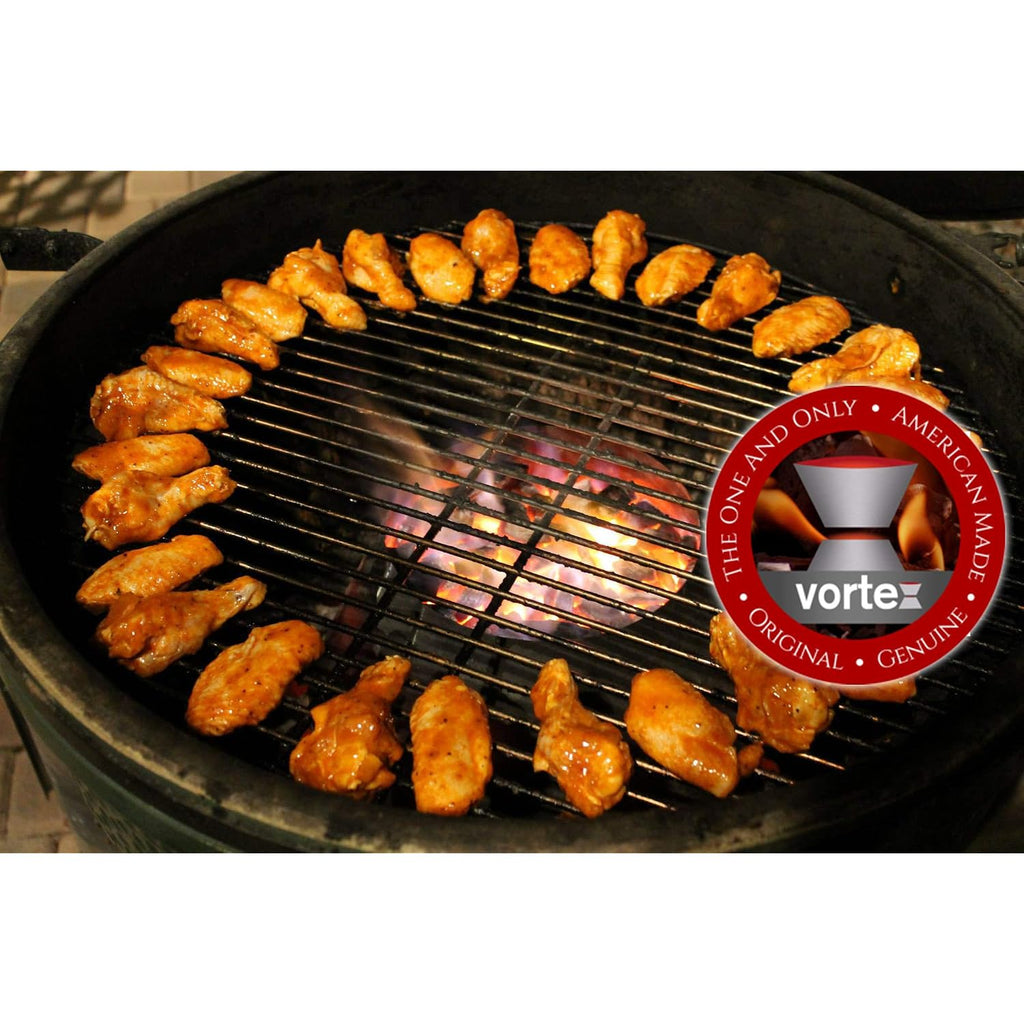 Vortex (In) Direct Heat For Charcoal Grills, Medium Size - For Weber Kettle 22 26.75 Wsm Smokey Mountain Xl Kamado Xl Big Green Egg