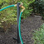 90 Degree Garden Hose Adapter With Shut Off Valves, 3/4" Solid Brass Garden Hose Elbow Connector With 2 Extra Pressure Washers (1)