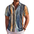 Coofandy Men'S Hawaiian Shirt Short Sleeve Floral Button Down Shirts Tropical Holiday Beach Shirts