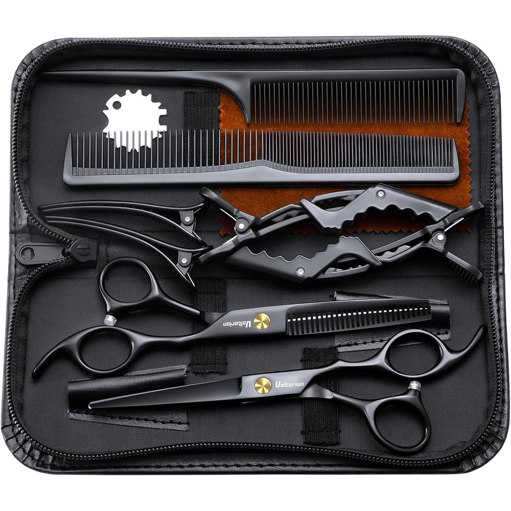 6.5-Inch Hair Cutting Scissors Set, 440C Stainless Steel Barber Shears With Japanese-Style Craftsmanship For Home Haircuts & Grooming