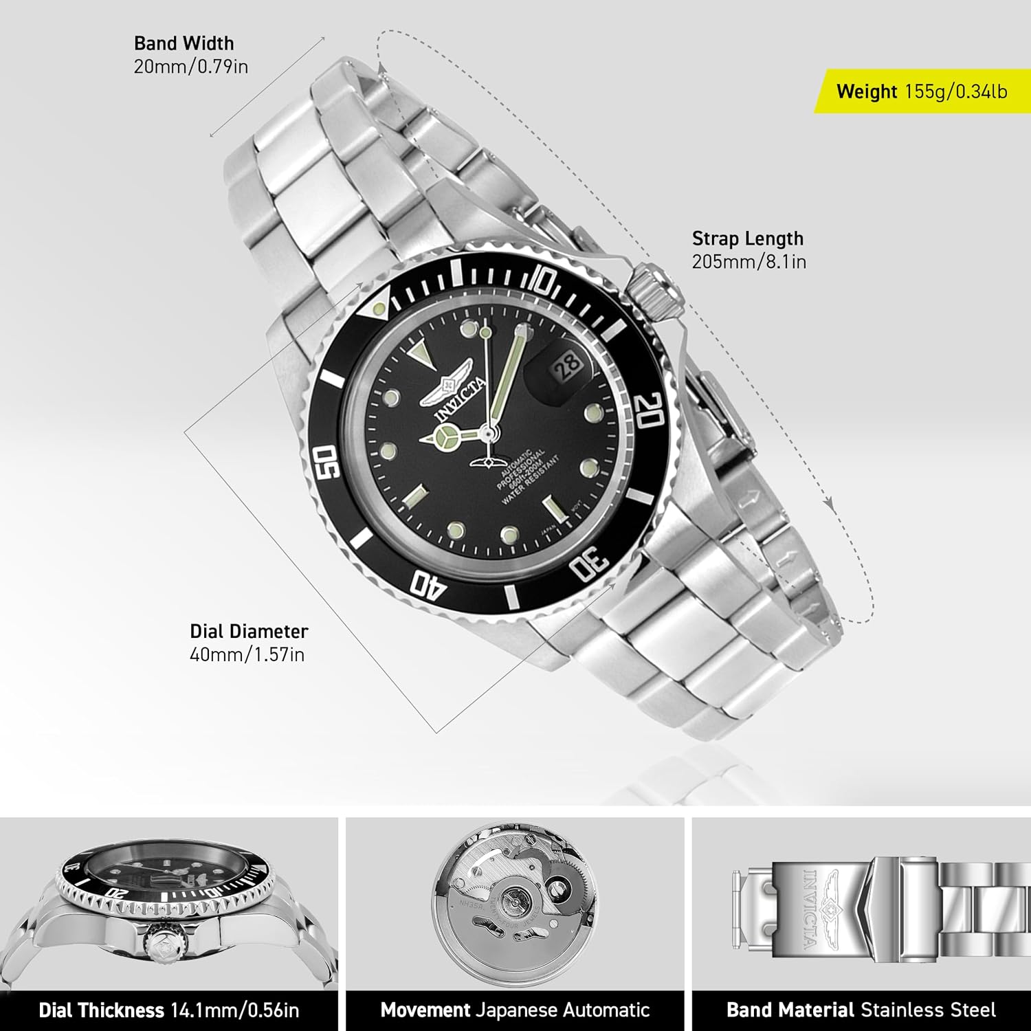Invicta Men'S 5053 Pro Diver Collection Automatic Watch