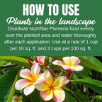 Nelson Plumeria Plant And All Flowering Tropicals Food Ferns Orchids Lilys In Ground Container Patio Grown Granular Fertilizer Nutristar 5-30-5 (2 Lb)