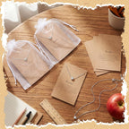 20 Sets Teacher Appreciation Gifts for Women Bulk Silver Apple Necklace Dainty Thank You Gifts Teacher Appreciation Week Graduation Party Favors with Card and Organza Bags(Silver)