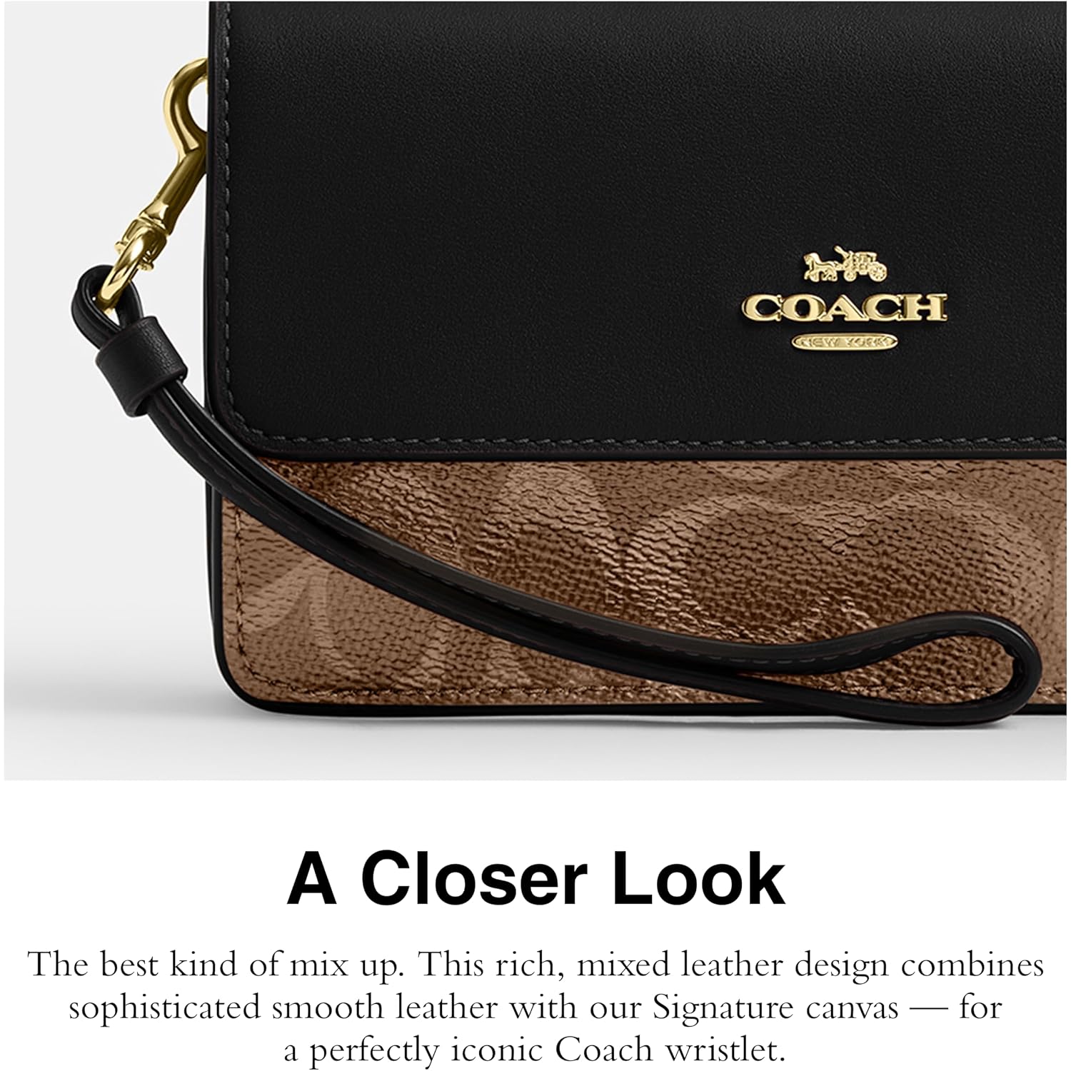 Coach Women'S Foldover Wristlet