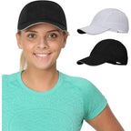 Trailheads Women'S Race Day Performance Running Cap, Lightweight & Quick Drying Mesh Sports Hat With Reflective Trim