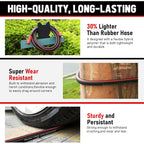 Garden Hose 25Ft X 5/8", Non-Expandable Heavy Duty Premium Flexible Hose | No Kink, Leakproof, Lightweight Hybrid Water Hose With Male To Female Fittings For Household&Backyard