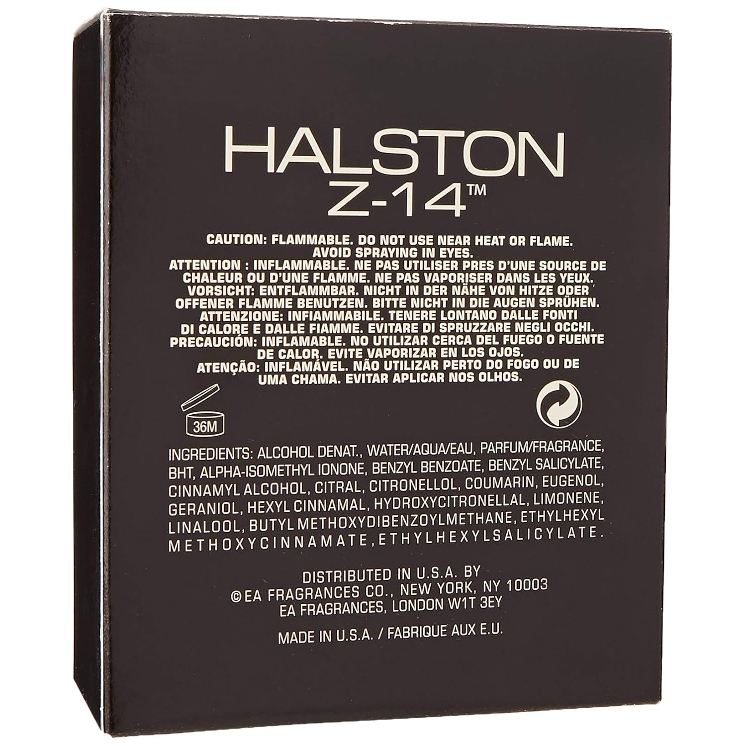 Halston Z-14 For Men 8.0 Oz Cologne Spray