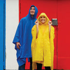 Totes Adult Packable Lightweight Adjustable Rain Poncho