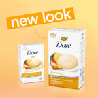 Dove Glowing Beauty Bar Soap 8 Count, Mango & Almond Butters, 3.75 Oz I Moisturizing Beauty Bar With Mango And Almond Butters For Soft, Smooth And Radiant-Looking Skin