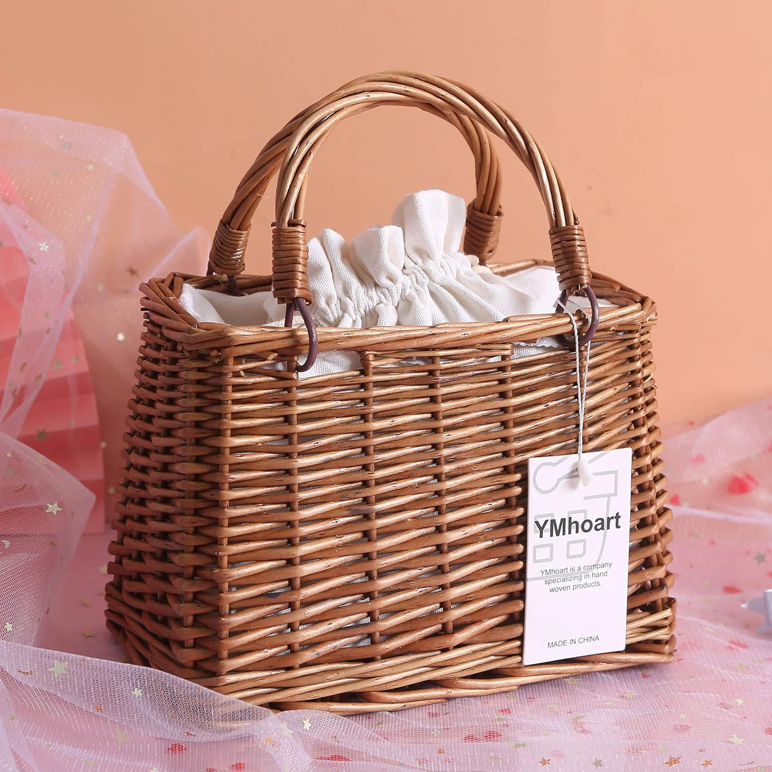 Straw Beach Bags For Women Summer Clutch Rattan Woven Wicker Purse Crochet Tote