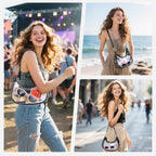 Clear Bag For Stadium Events, Clear Shoulder Bag For Stadium Approved With Wallet, For Concerts Sports Events