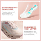 Allswifit Women'S Slip On Walking Shoes Cushioning Hands Free Non Slip Breathable Comfort Workout Running Jogging Gym Athletic Tennis Moveslide Fashion Sneakers