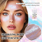 Dazzle Body Glitter Stick,Sparkly Face Glitter Makeup,Holographic Hair Glitters Mermaid Makeup Rave Outfits For Women, Shimmer Face Paint Stick Singer Concert Accessories