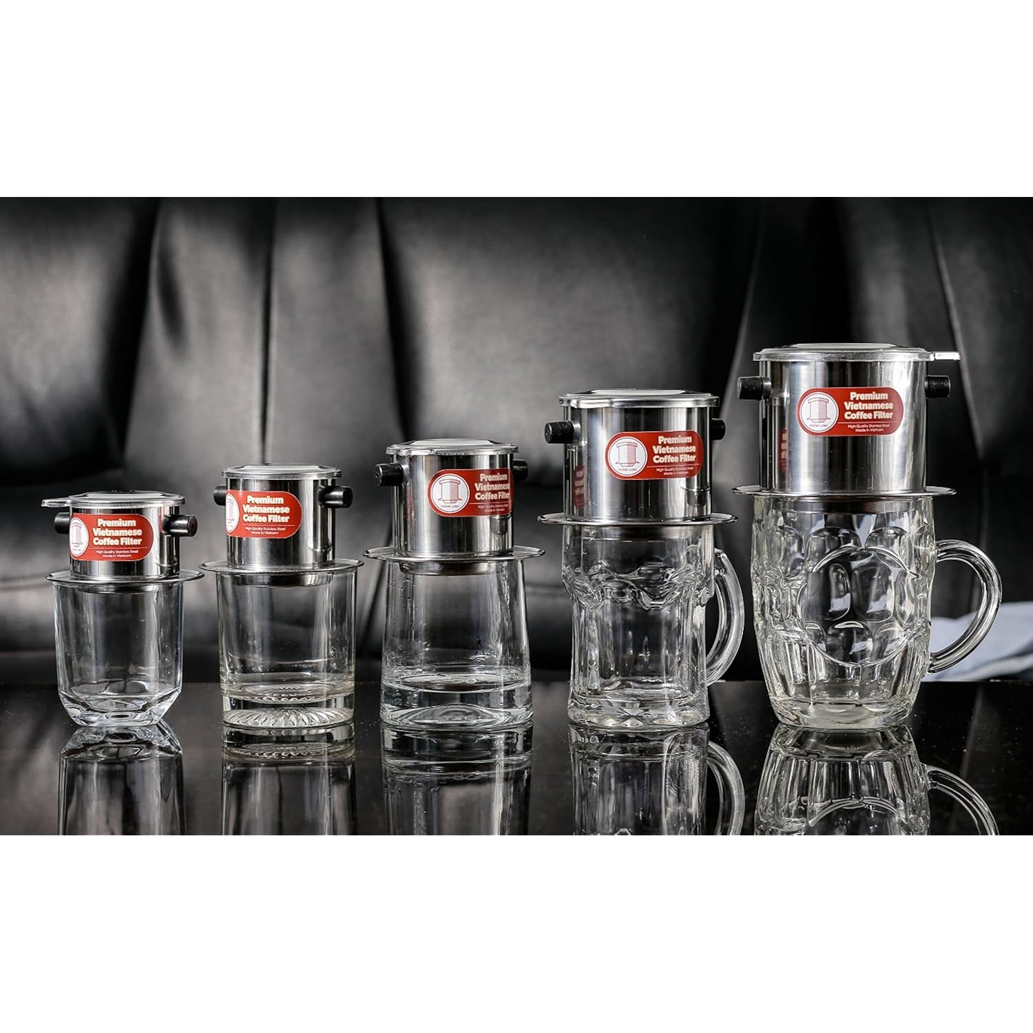 Vietnamese Coffee Filter Set. Also known as a Vietnamese Coffee Maker or Press 8oz. Gravity Insert. Multiple Sizes and Quantities Available