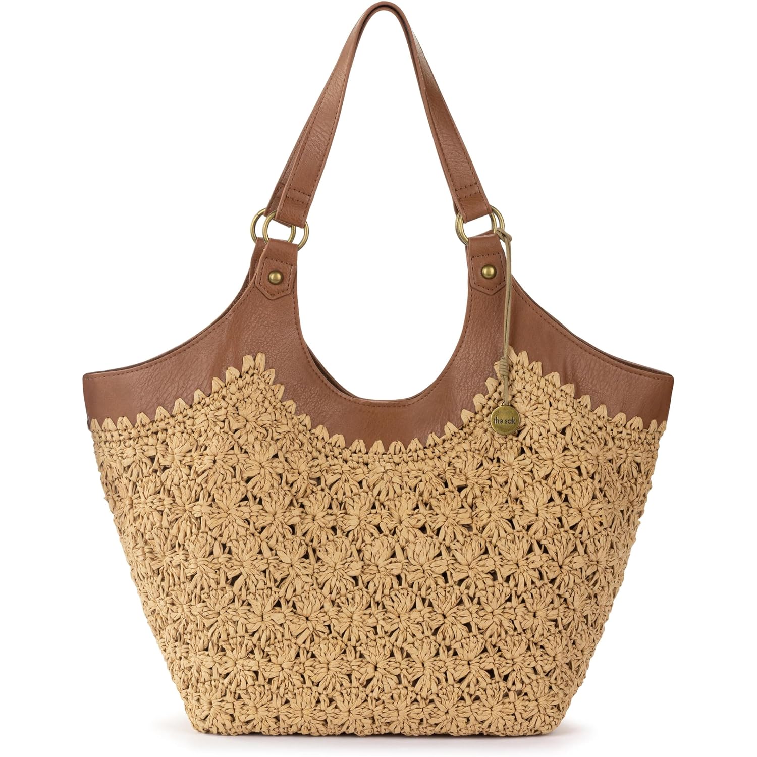 Sakroots The Sak Roma Shopper Shoulder Bag Large Purse & Tote Bag With Double Straps & Zipper Pockets For Everyday & Travel