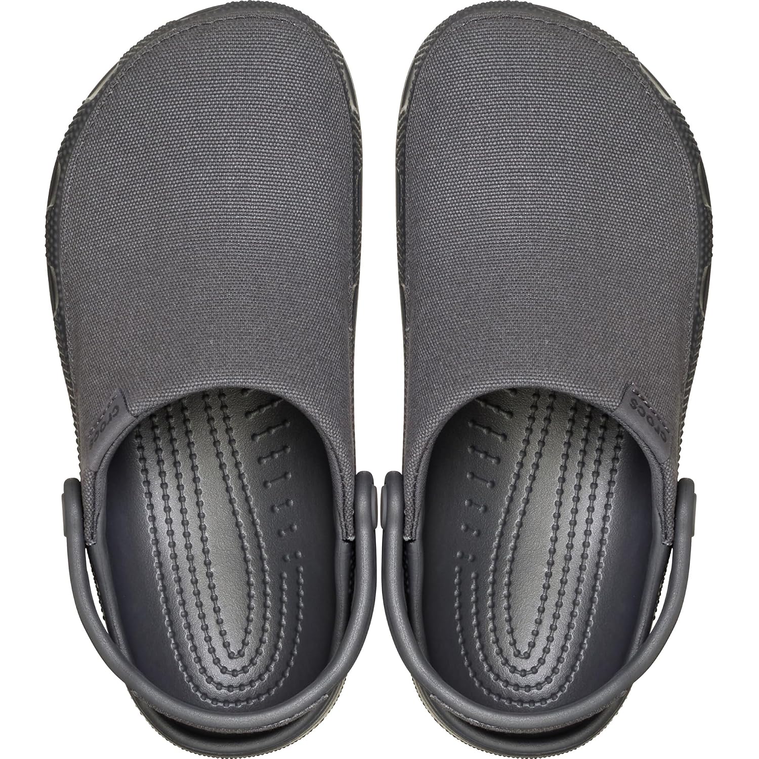Crocs Unisex-Adult Classic Crafted Canvas & Suede Clogs