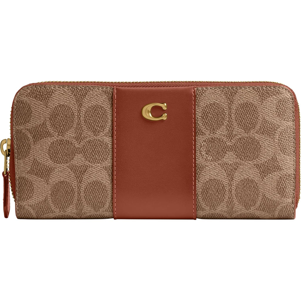 Coach womens Slim Accordion Zip