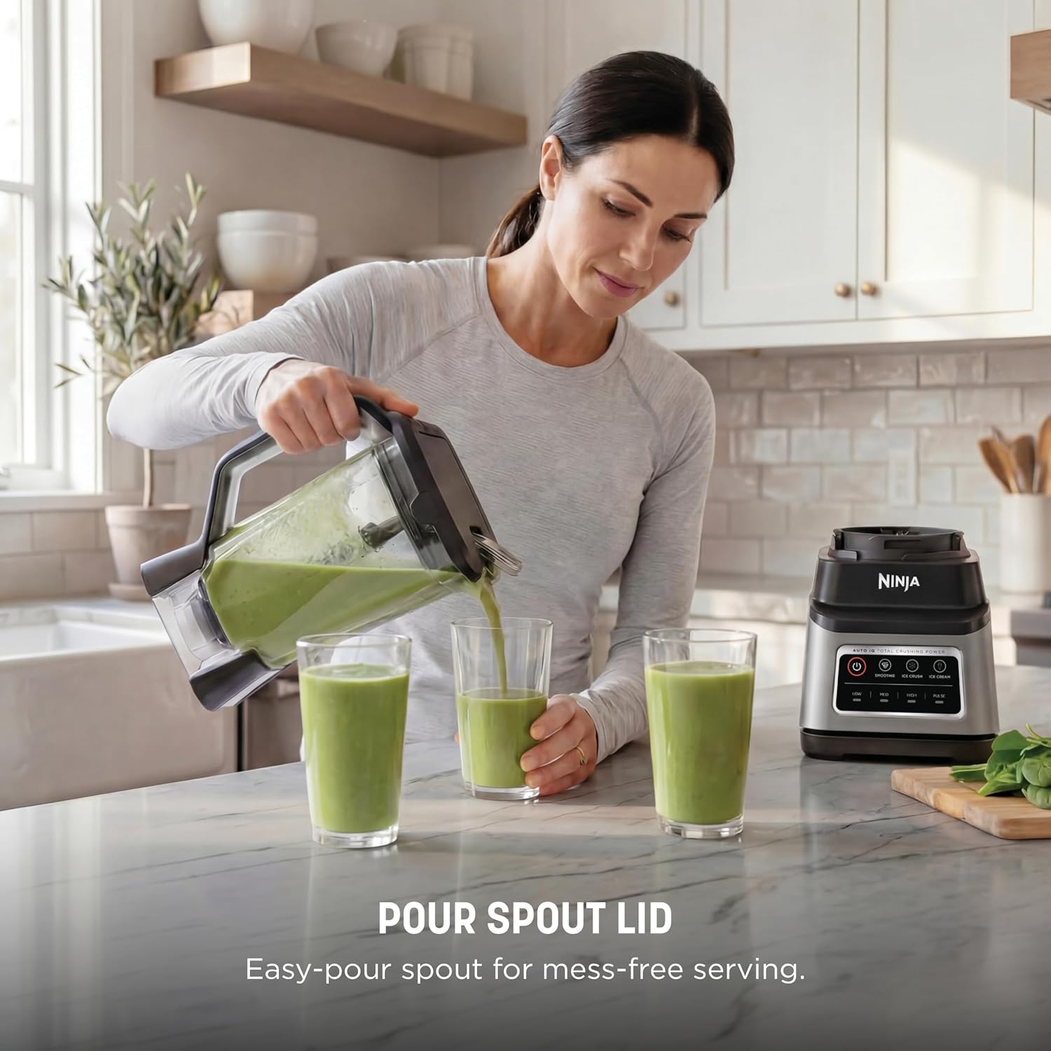 Ninja Professional Plus Blender With Auto-Iq | Smoothie And Ice Cream Maker, Frozen Drink Mixer, Margarita Machine | 3 Auto-Iq Presets, 1400W, 72-Oz. Total Crushing Pitcher | Dark Grey | Bn701