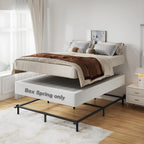 Snaye Queen Size Box Spring Bed Base 9 Inch, 3000Lbs Heavy Duty Box Spring Queen Metal Mattress Foundation, Tool-Free Easy Assembly, Noise Free | Tool-Free Assembly, Noise Free, 3000Lbs Heavy Duty
