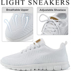 Alicegana Sneakers For Women Walking Shoes: Lightweight Non Slip Comfortable Womens Shoes Footwear For Tennis Casual Work Travel