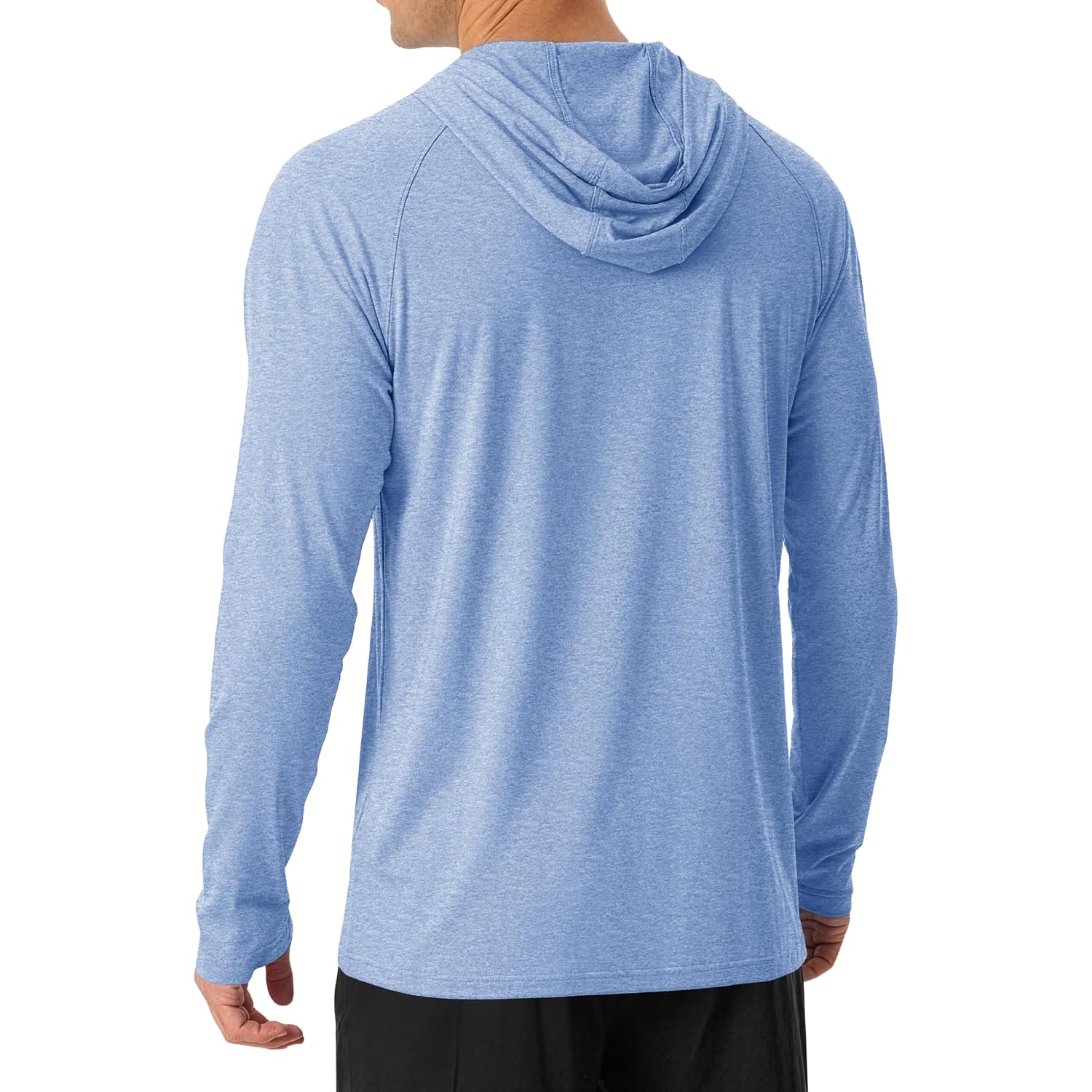 Magcomsen Men'S Upf 50+ Sun Shirts Long Sleeve Fishing Hoodie Shirt Lightweight Athletic Swim Running Hiking Rash Guard