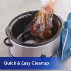 Reynolds Kitchens Bulk Slow Cooker Liners, 20 Count, Fits 3-8 Quart Round and Oval Slow Cookers, Regular Size, BPA-Free Nylon Blend Construction, Heat-Resistant Up to 400F, Prevents Stuck on Food