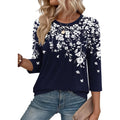 Zeagoo 3/4 Length Sleeve Womens Tops Crew Neck Loose Fit Shirts Pleated Cute Clothes Dressy Casual 2026 Summer Tunics