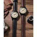 Getalia Italian Leather Watch Band Tuscany Natural Vegetable-Tanned Full Grain Genuine Leather,18Mm 19Mm 20Mm 21Mm 22Mm Quick Release Replacement Watch Straps For Men And Women Thick And Soft