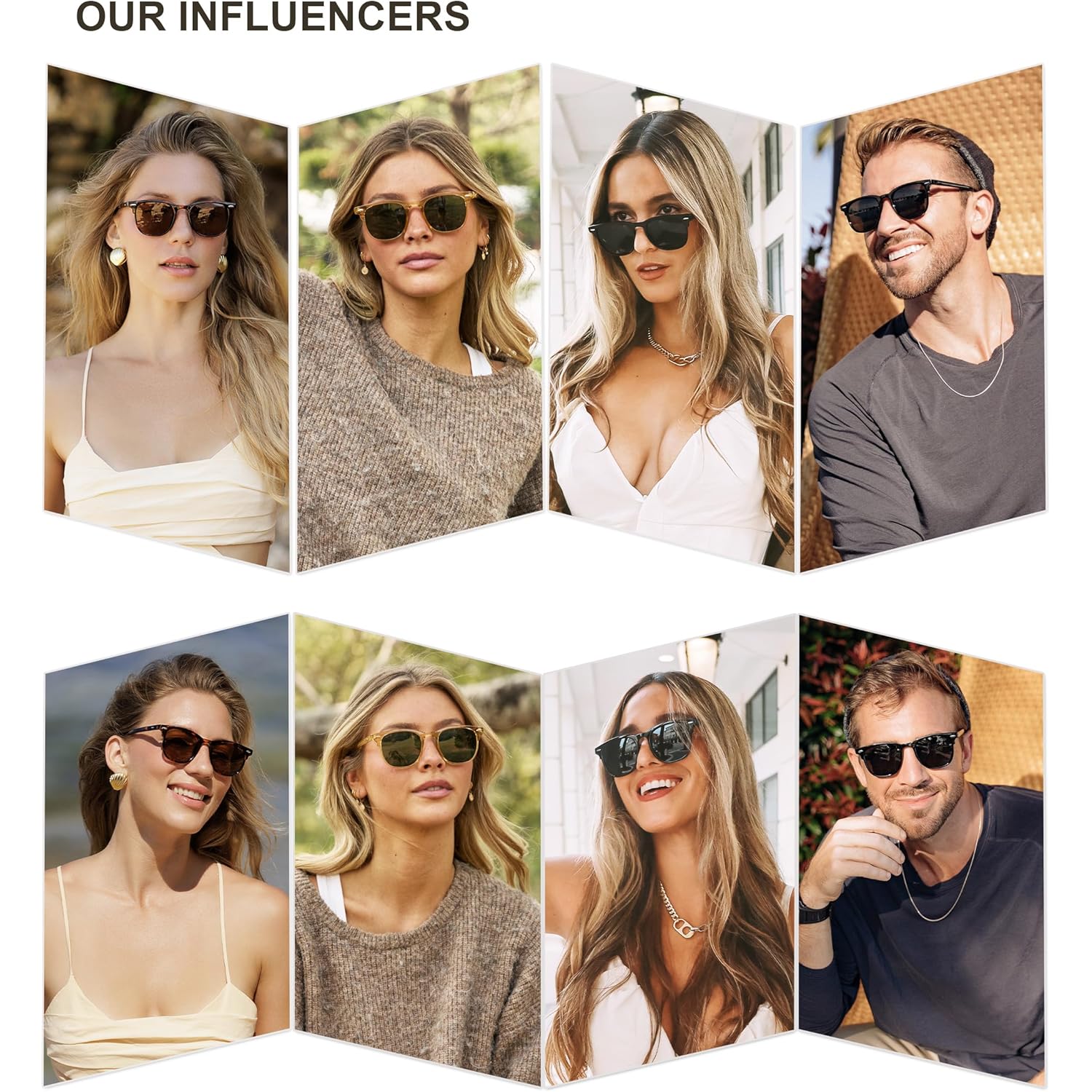 SOJOS Retro Vintage Square Polarized Sunglasses for Women Men UV Protection Lens TR90 Frame Sunglasses SJ2112