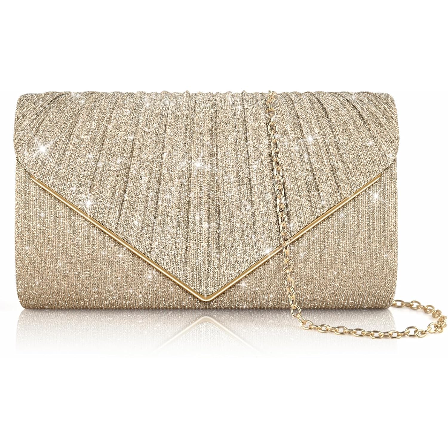 Shiny Clutch Purses For Women, Sequin Evening Bag For Wedding Prom Party