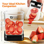 Fruit Slicer Cup For Strawberry, Banana, Hard-Boiled Egg - Detachable Cutter With Push Plate - 304 Stainless Steel Blade - Rapid & Safe Slicing Kitchen Gadget For Quick Meal Prep (Black)