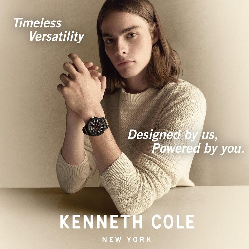 Kenneth Cole New York Ladies' Modern Classic Watch – Ion Plated, Stainless Steel, Minimalist Design, Contemporary Elegance