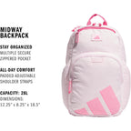 Adidas Midway School Backpack For Laptop And Travel, 28L