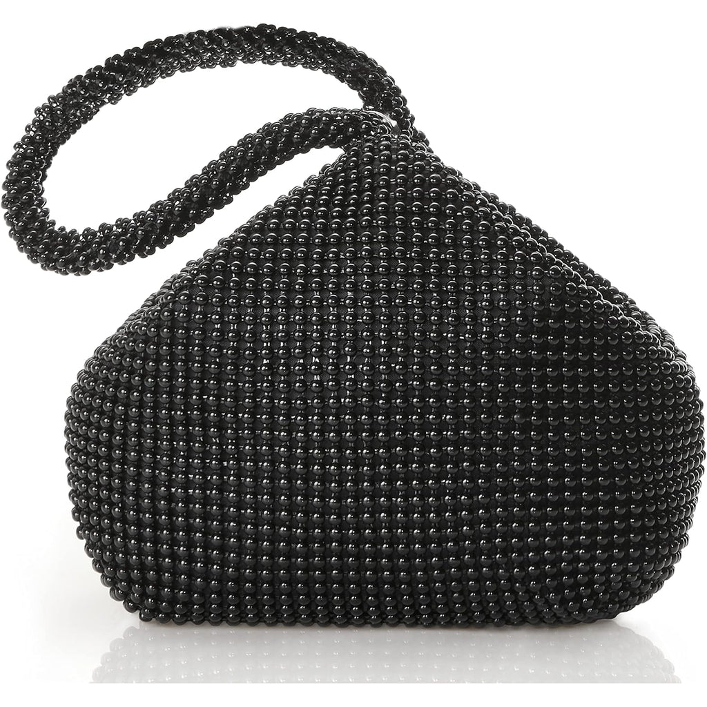 Babeyond Women'S Beaded Clutch Evening Bags Vintage Elegant Triangle Purse For 1920S Party Prom Wedding