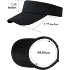 Cooraby Sports Sun Visor Hats Adjustable Sun Visor Caps for Women and Men