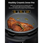 Comfee’ 12-In-1 Electric Pressure Cooker, Instant Multi, Non-Stick Pot, Yogurt Maker, Rice Cooker, Slow, Sauté Steamer, Pressure Cooker 6 Quart Black