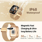 Smart Watches For Women, 1.91" Hd Fitness Tracker (Answer/Make Calls), Ip68 Waterproof, 120+ Sport Modes With Heart Rate And Sleep Monitor, Fitness Watch For Iphone/Android