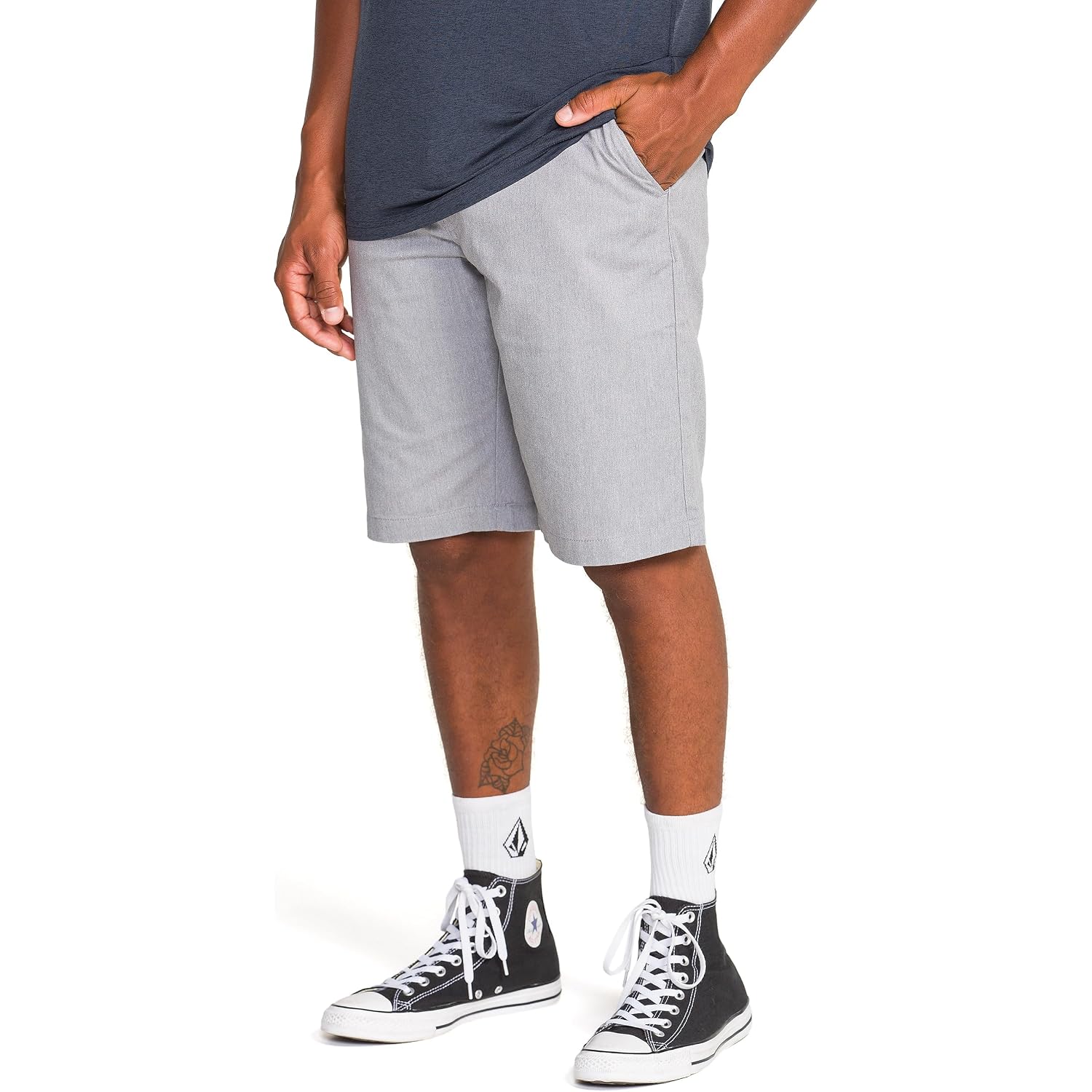 Volcom Men'S Vmonty Chino Shorts – 22” Outseam, Relaxed Fit, Durable Cotton Fabric