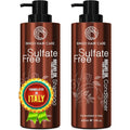 Moroccan Argan Oil Shampoo And Conditioner Set - Sulfate Free, Anti Frizz Hydrating Care For Women - Deep Moisturizing Treatment For Color, Keratin Treated, Curly, Damaged And Dry Hair