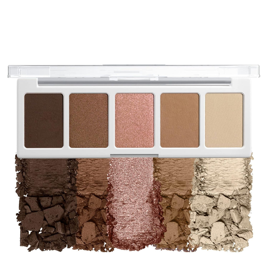 Wet N Wild Color Icon Eyeshadow Makeup 5 Pan Palette, Matte, Shimmer, Metallic, Long Wearing, Rich Buttery Pigment, Cruelty Free - Walking On Eggshells